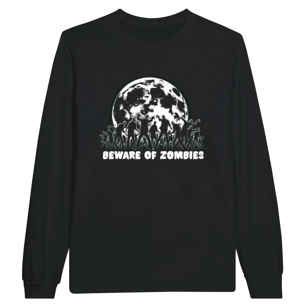Product Horror film fan Zombie horror Classic zombie film Unisex Longsleeve