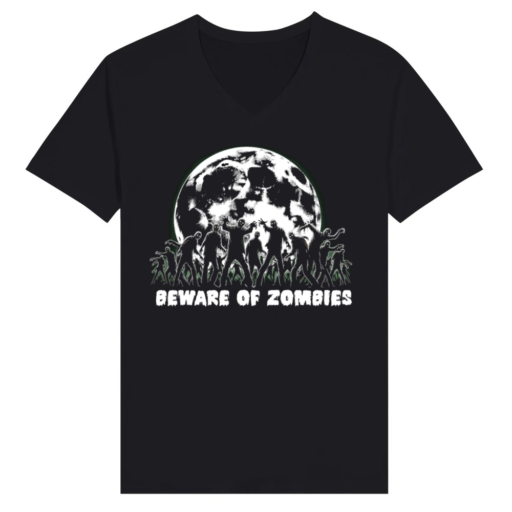 Product Horror film fan Zombie horror Classic zombie film V-Neck T-shirt