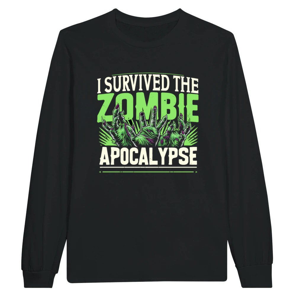 Product Horror film fan Zombie horror Classic zombie film Unisex Longsleeve