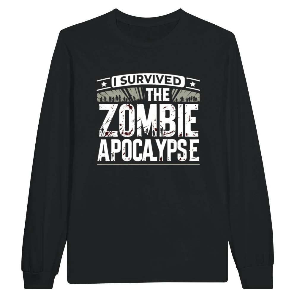 Product Horror film fan Zombie horror Classic zombie film Unisex Longsleeve