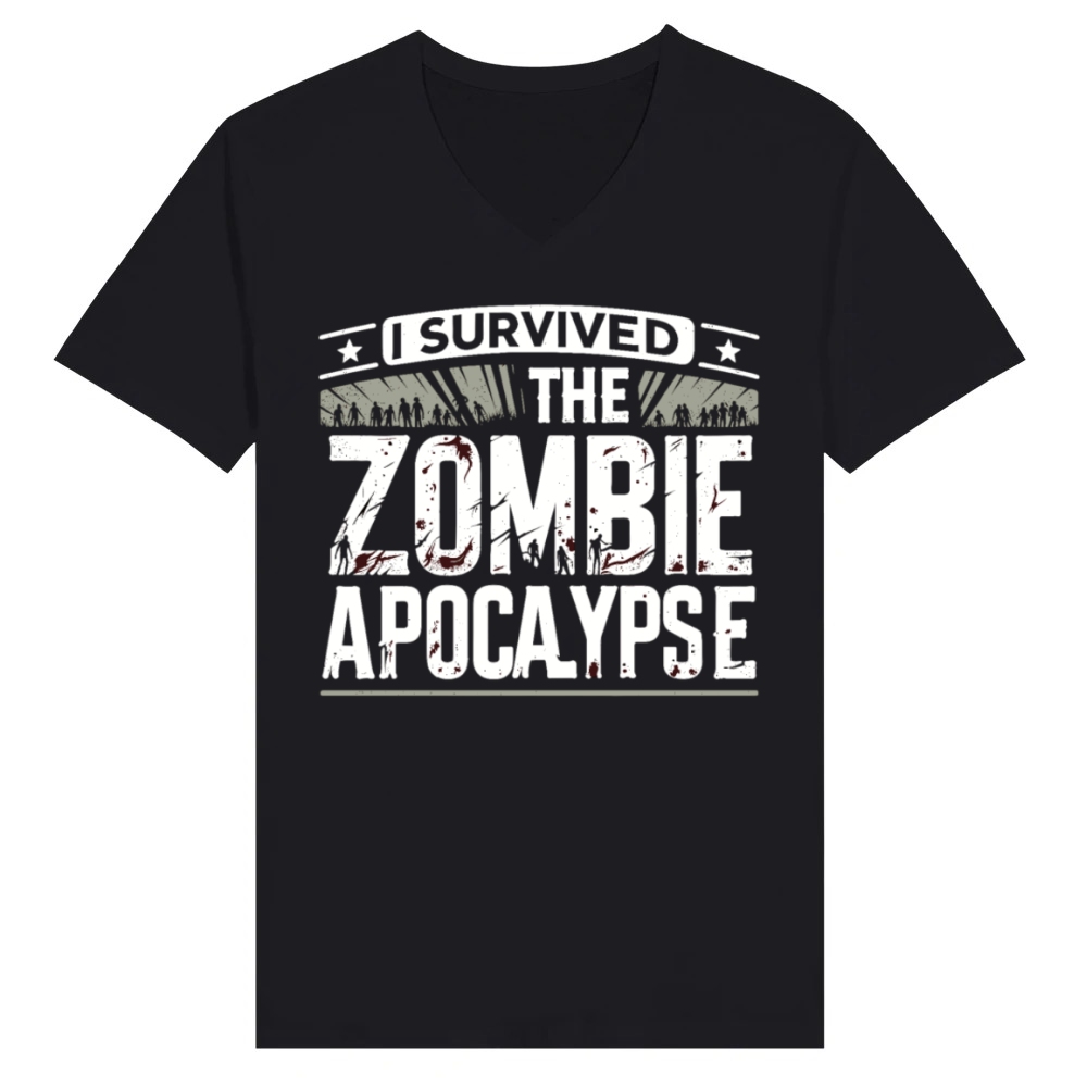 Product Horror film fan Zombie horror Classic zombie film V-Neck T-shirt