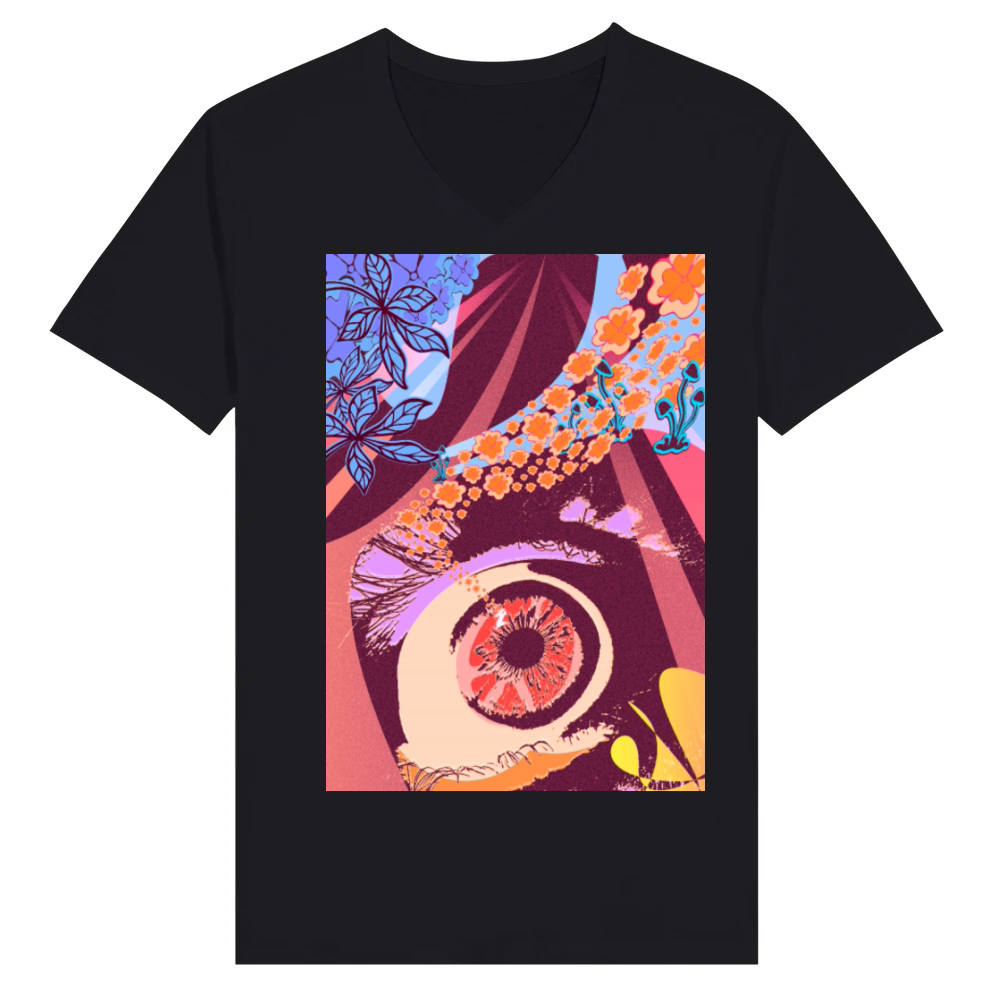 Product film grain hippy 3 V-Neck T-shirt