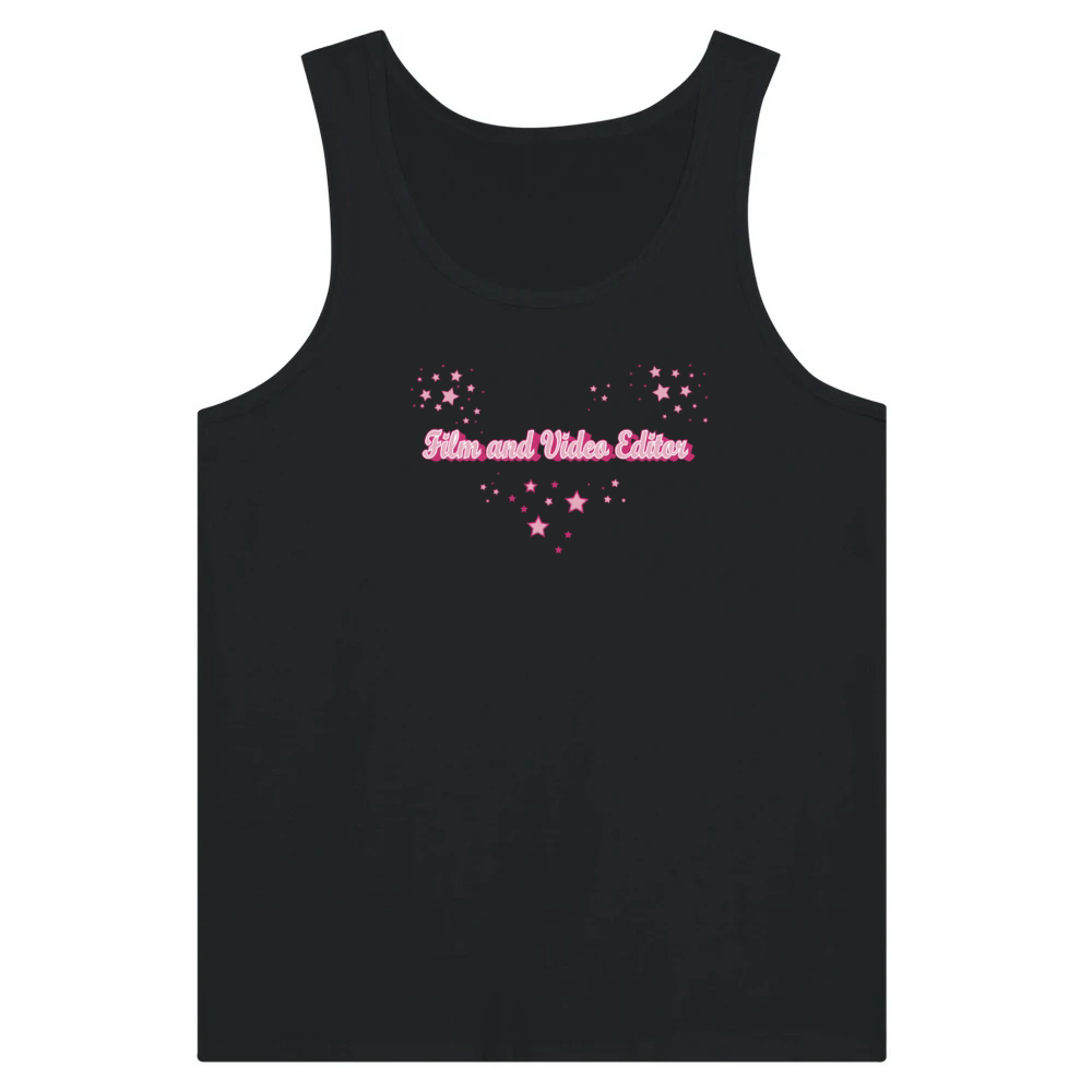 Product Mommy's job funny Quote Mom Film and video editor Tank Top