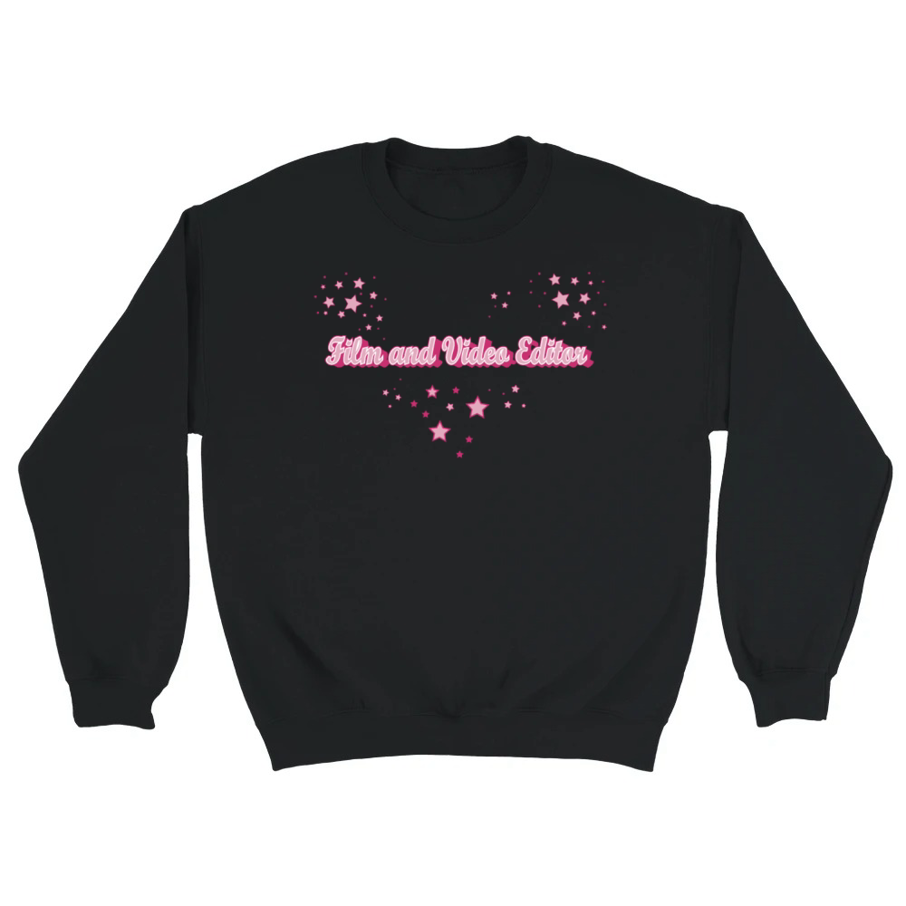 Product Mommy's job funny Quote Mom Film and video editor Unisex Sweatshirt