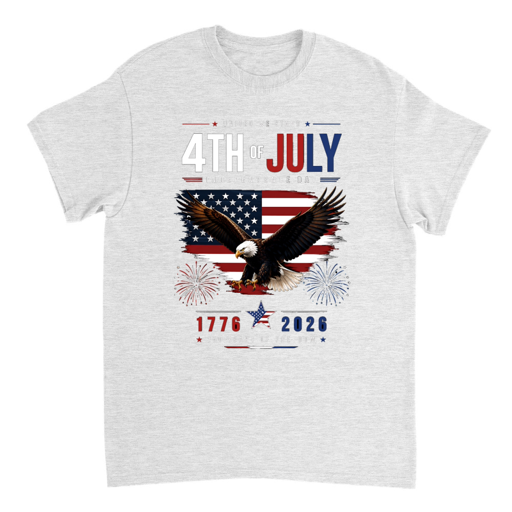 Product United We Stand 4th Of July Independence Day 1776 2026 250 Years Freedom T-Shirt