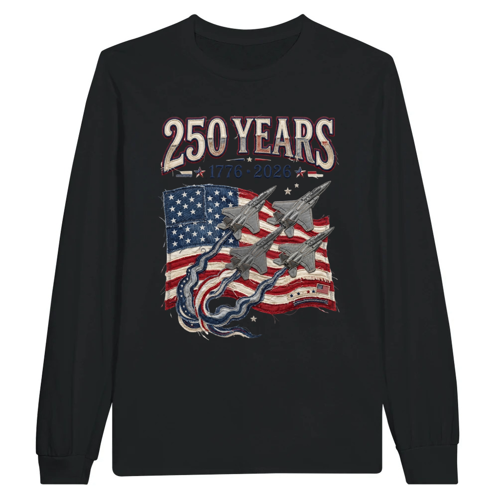 Product 250 Years USA Jets Trendy Unisex Longsleeve