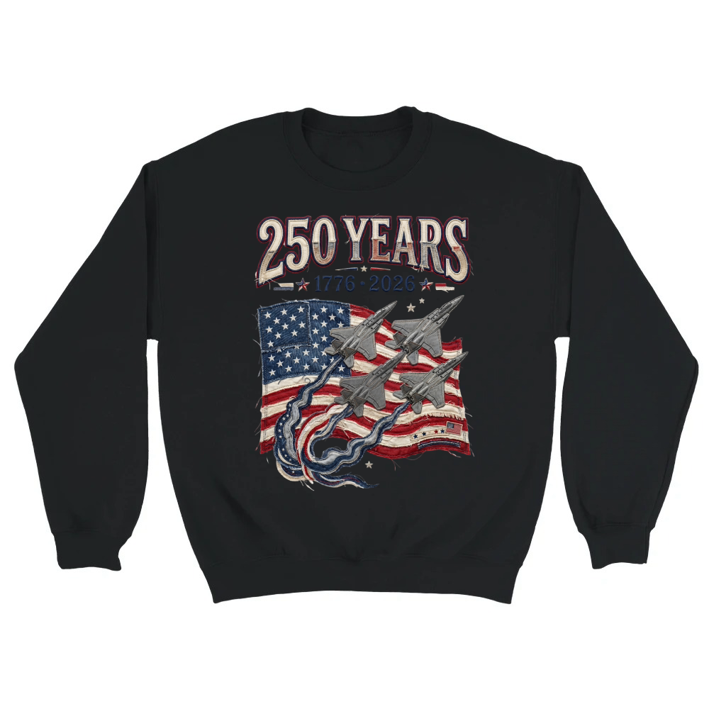 Product 250 Years USA Jets Trendy Unisex Sweatshirt