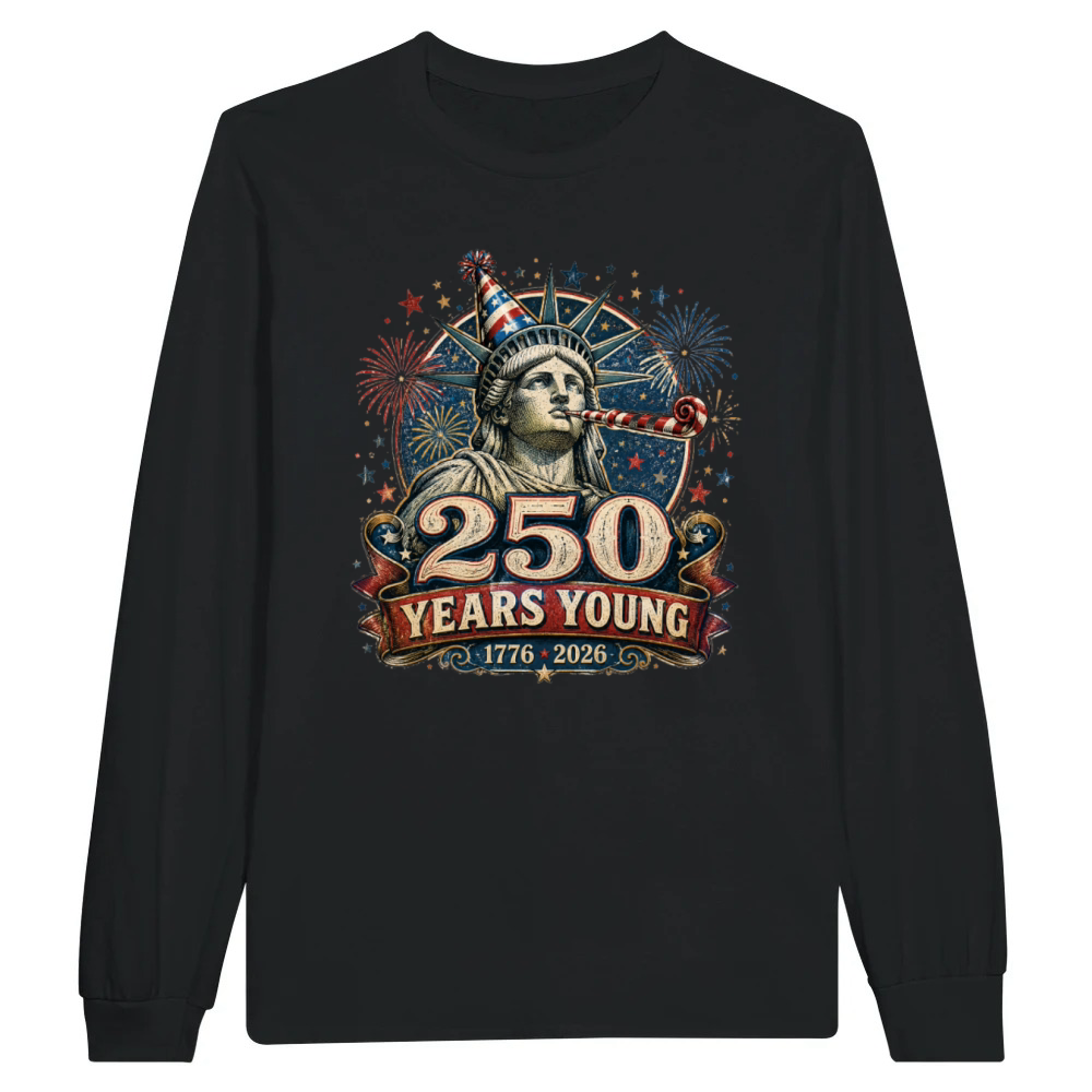 Product 250 Years Young Vintage Statue of Liberty Unisex Longsleeve