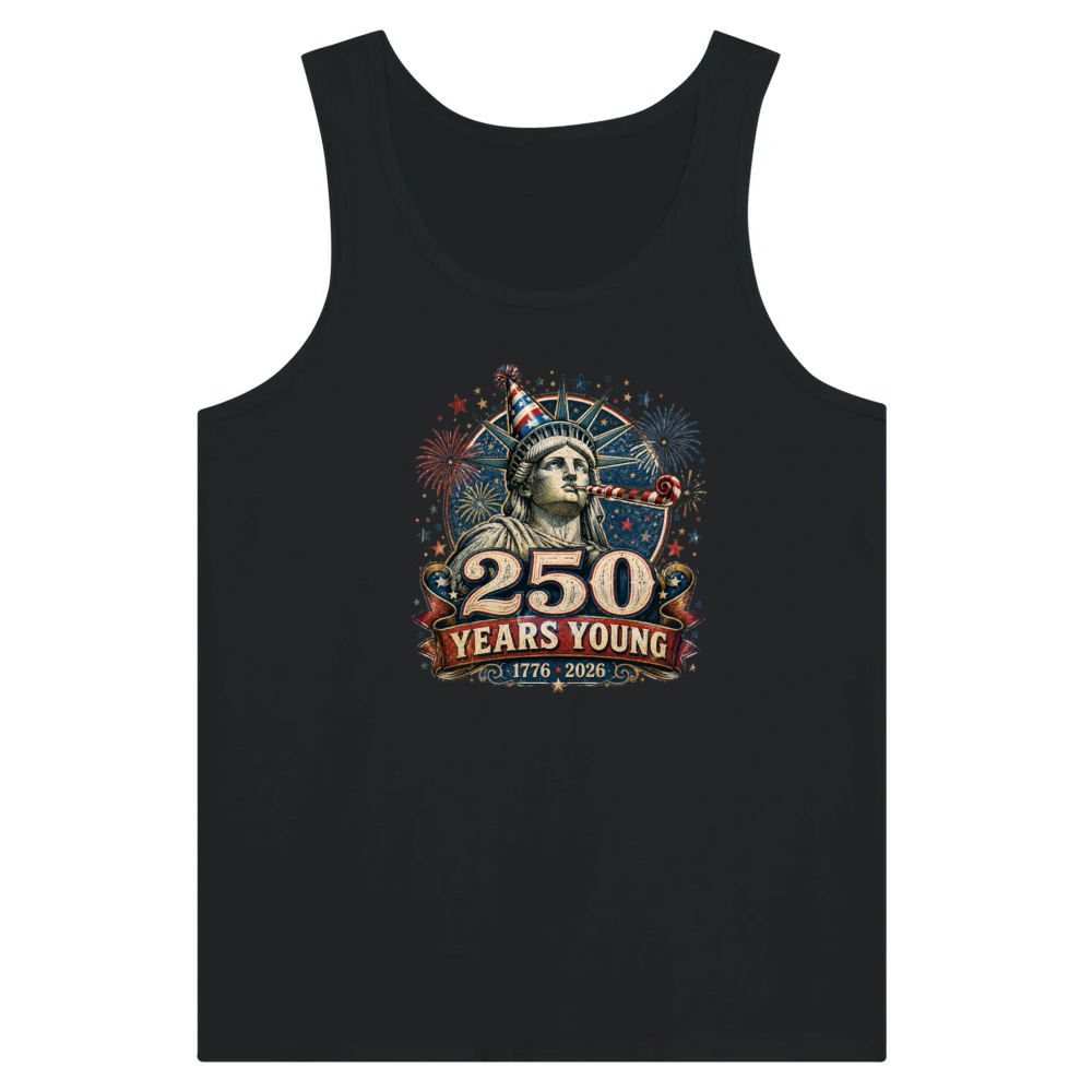 Product 250 Years Young Vintage Statue of Liberty Tank Top