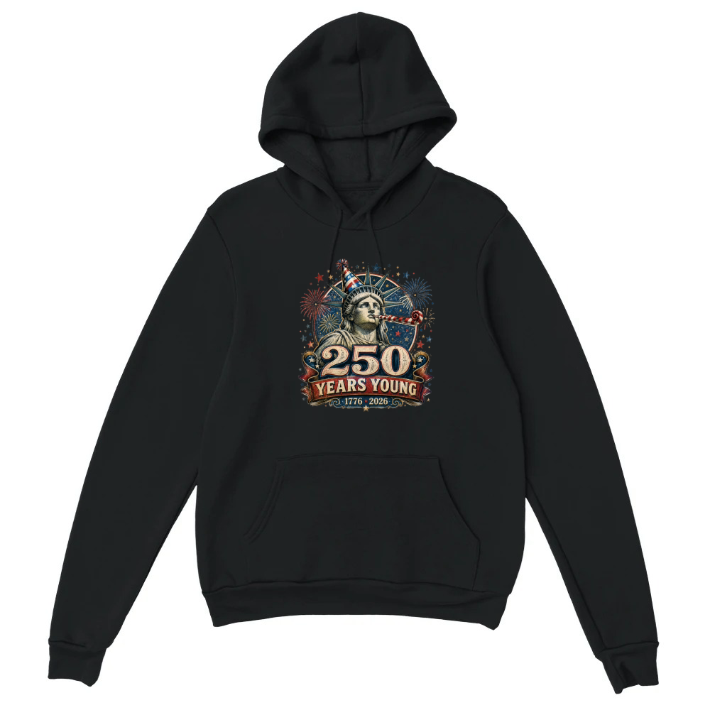 Product 250 Years Young Vintage Statue of Liberty Unisex Hoodie