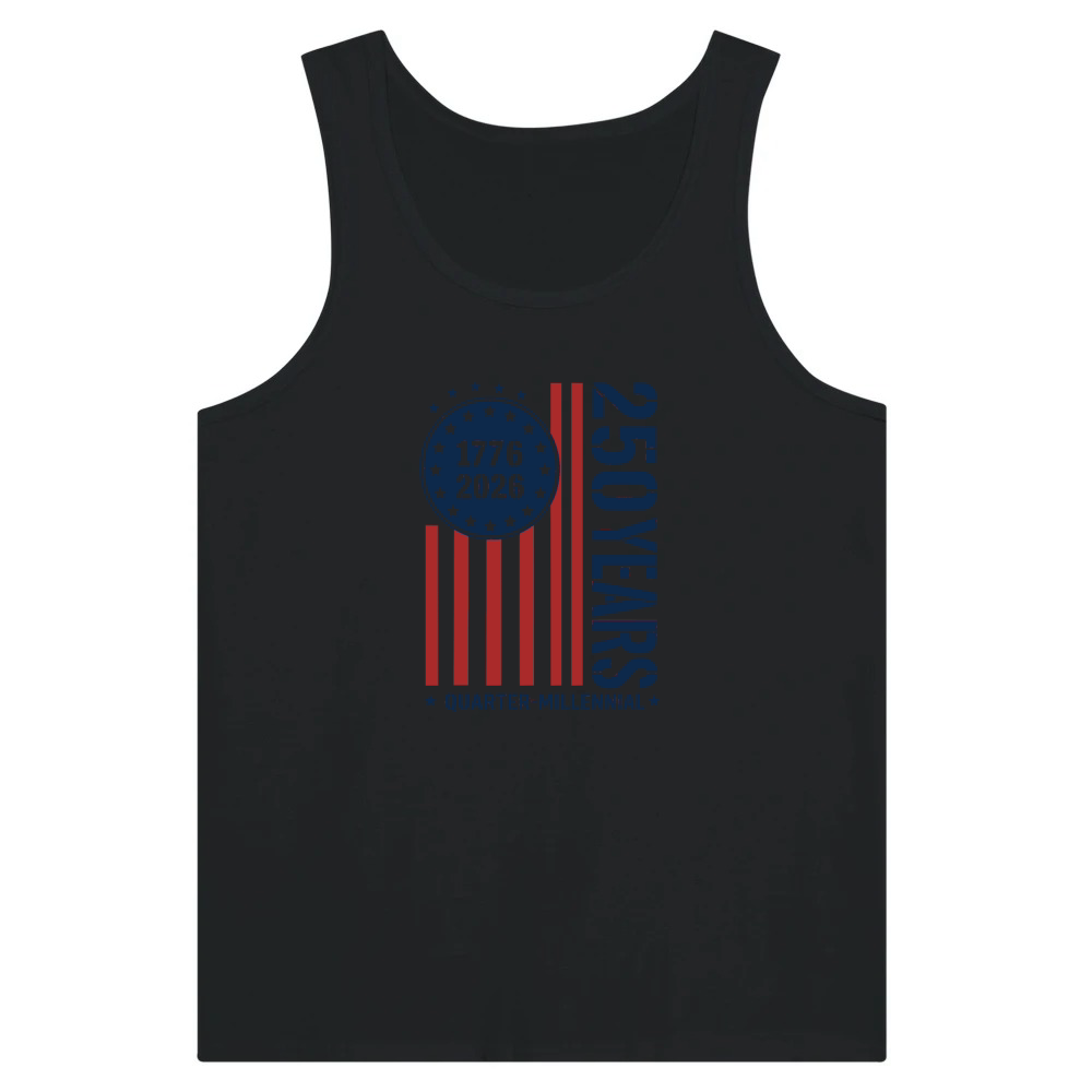 Product Quarter Millennial 250 Years America 1776 2026 Tank Top