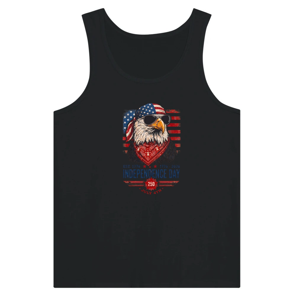 Product 250 Years of American Independence July 4th Tank Top