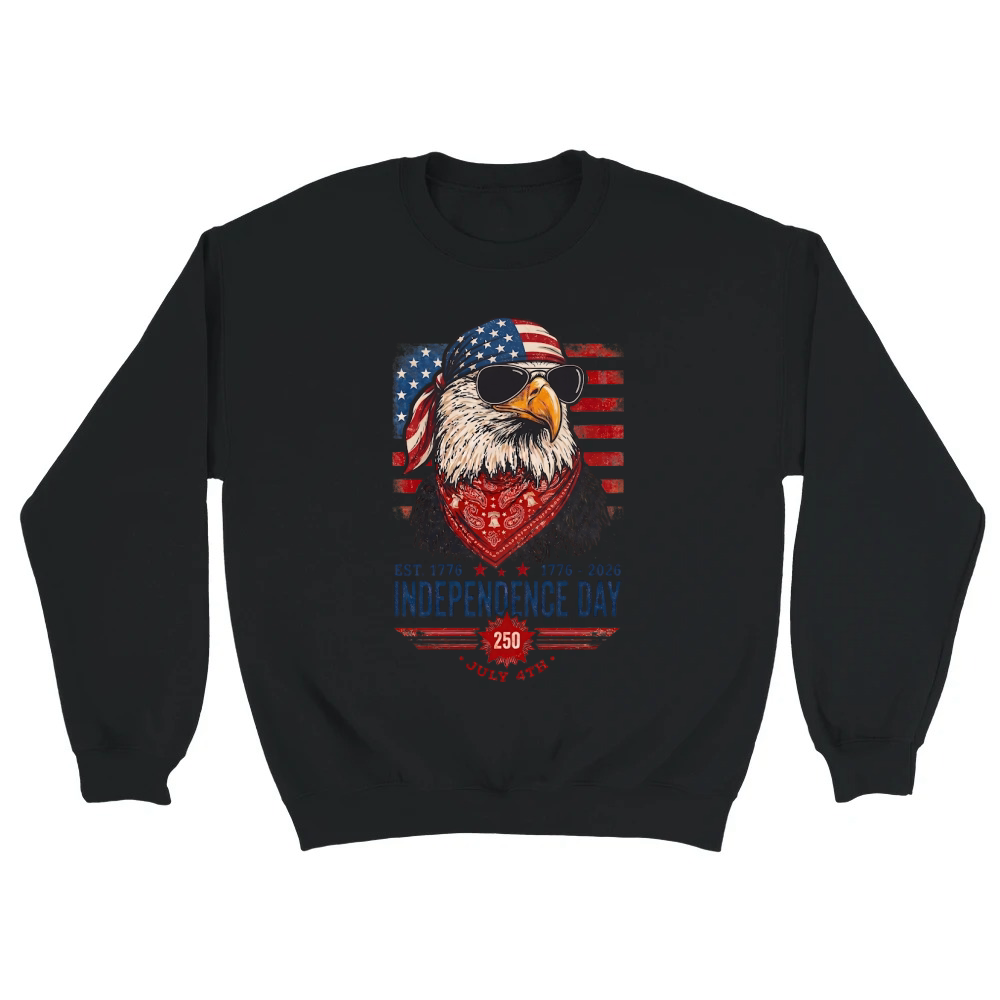 Product 250 Years of American Independence July 4th Unisex Sweatshirt
