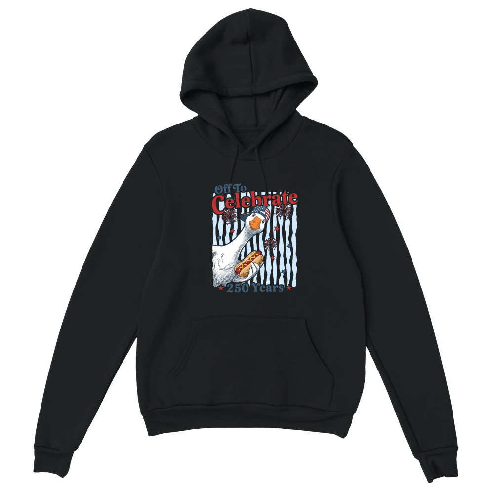 Product Off to Celebrate 250 Years Silly Goose Unisex Hoodie