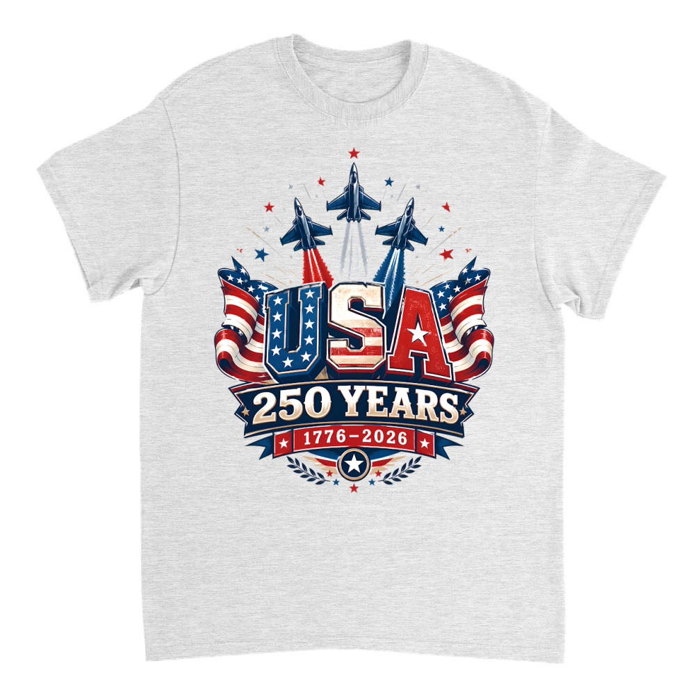 Product USA 250 Years Patriotic Jets 1776 2026 T-Shirt