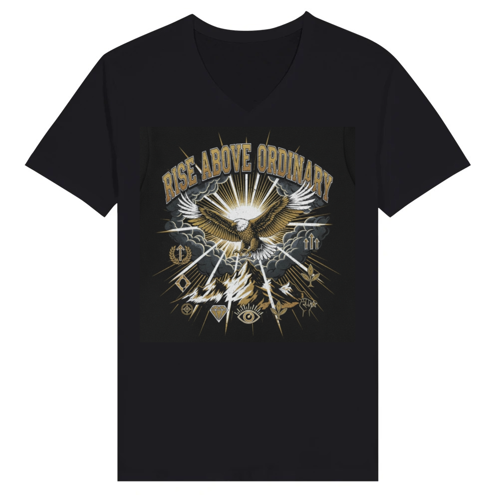 Product Rise Above Ordinary Eagle V-Neck T-shirt