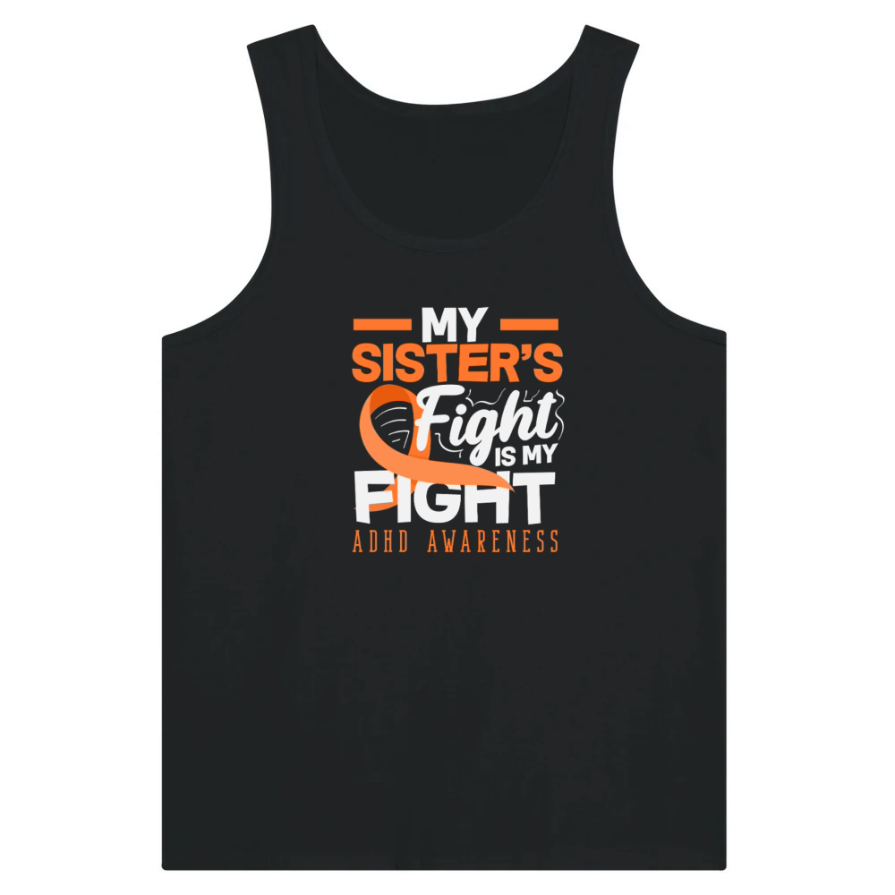 Product My Sisters Fight Is My Fight ADHD Awareness Tank Top