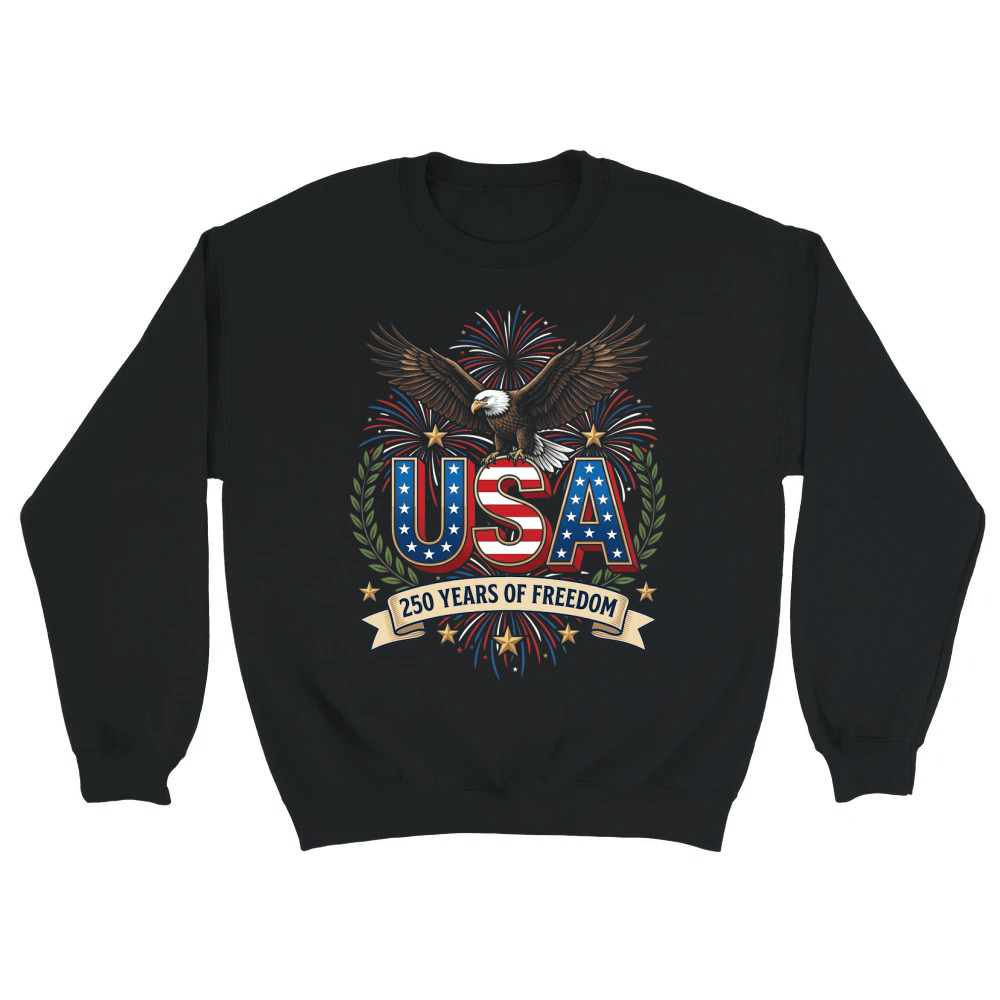 Product Usa Eagle Patriotic Fireworks Freedom Unisex Sweatshirt