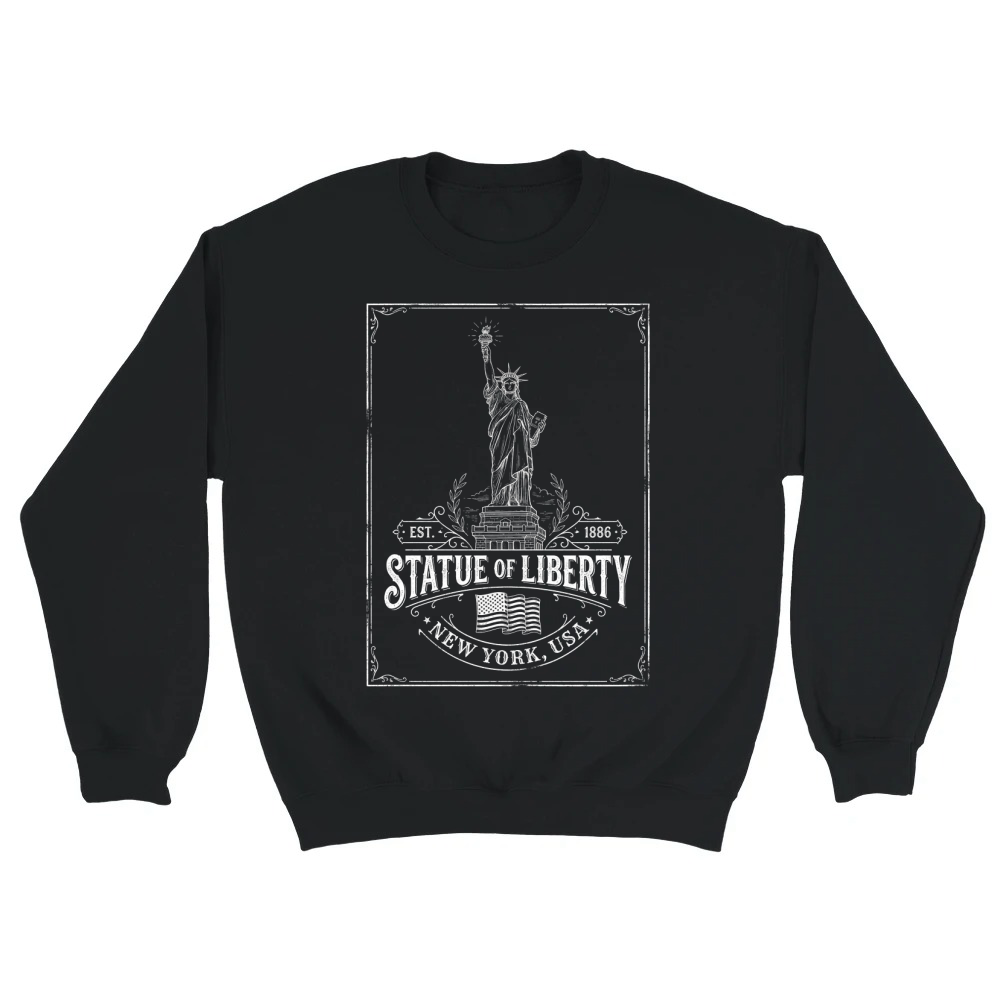 Product Statue Liberty Patriotic American Newyork Unisex Sweatshirt