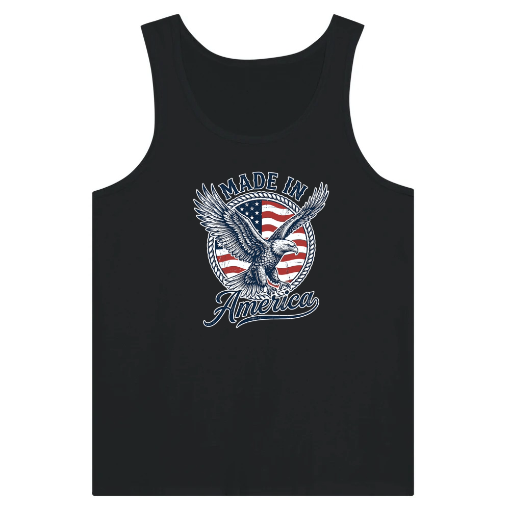 Product Made In America Patriotic Eagle Flag Tank Top