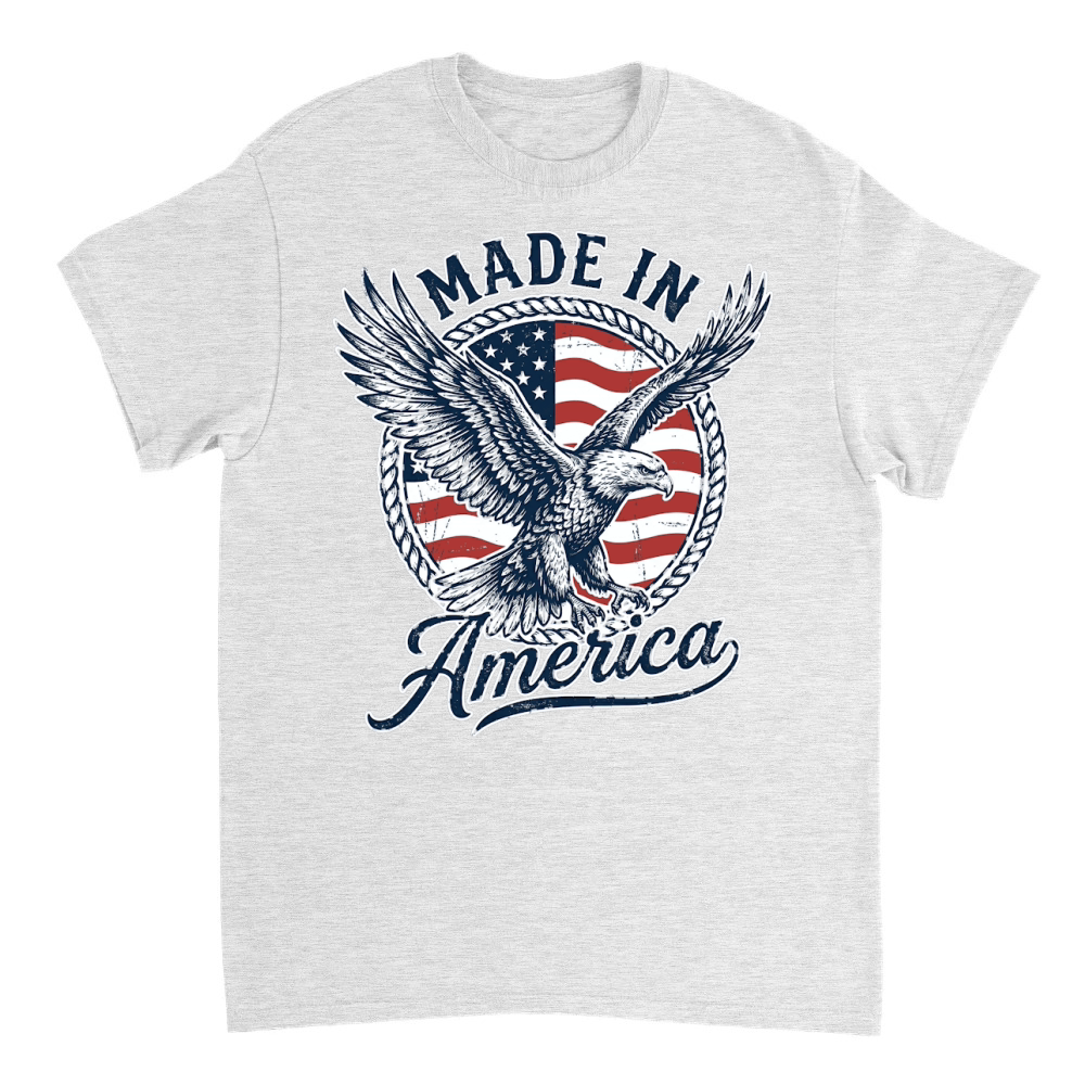Product Made In America Patriotic Eagle Flag T-Shirt