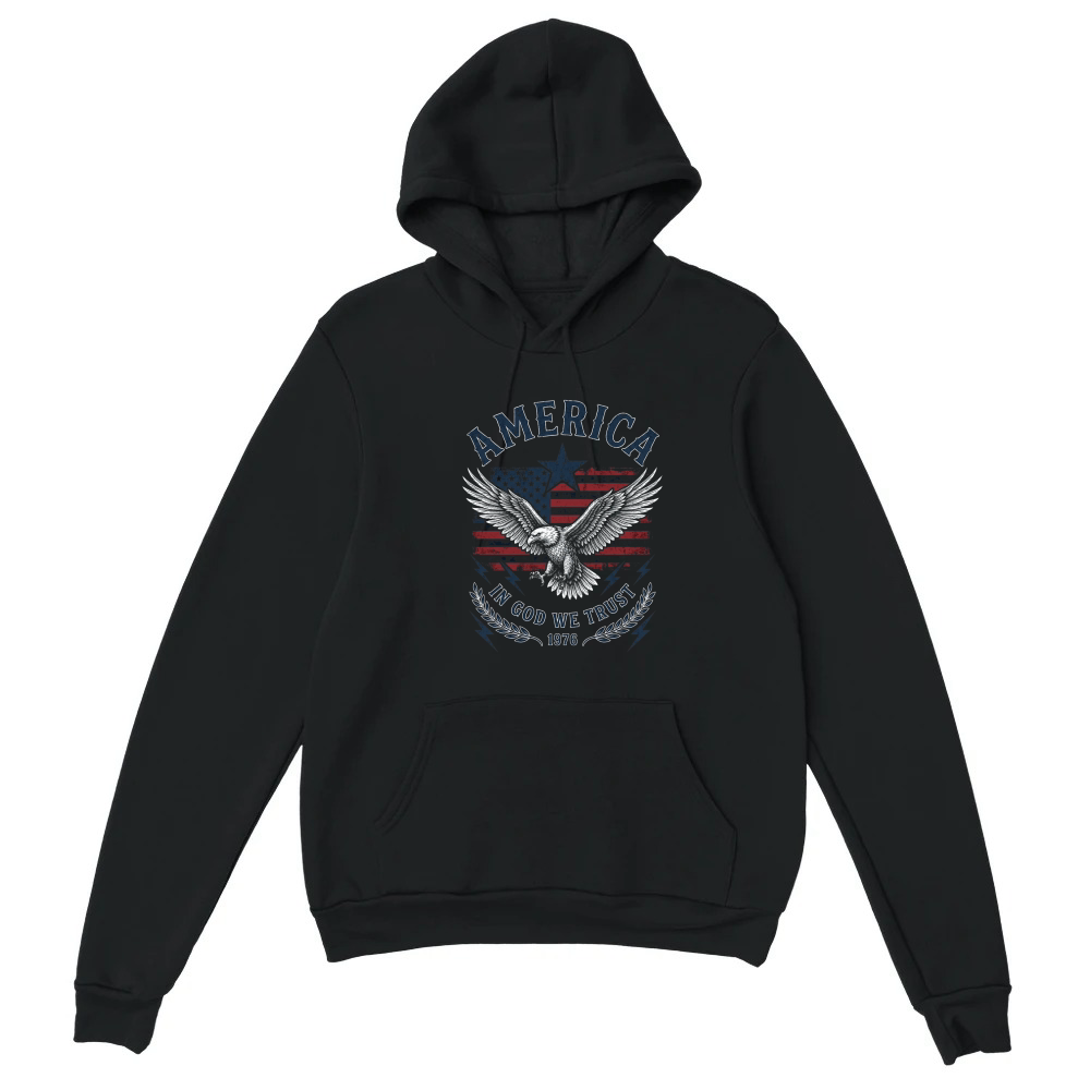 Product Eagle Patriotic America We Trust Unisex Hoodie