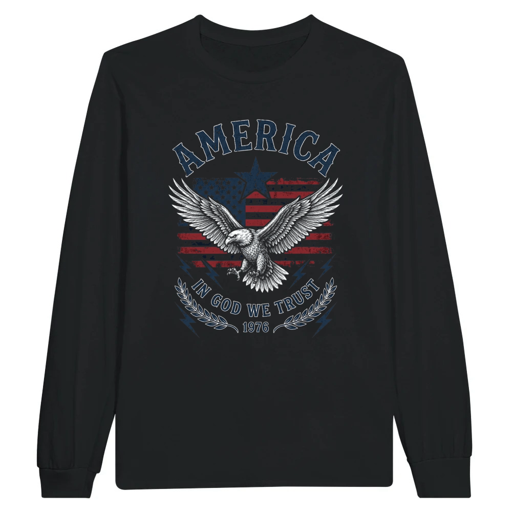 Product Eagle Patriotic America We Trust Unisex Longsleeve