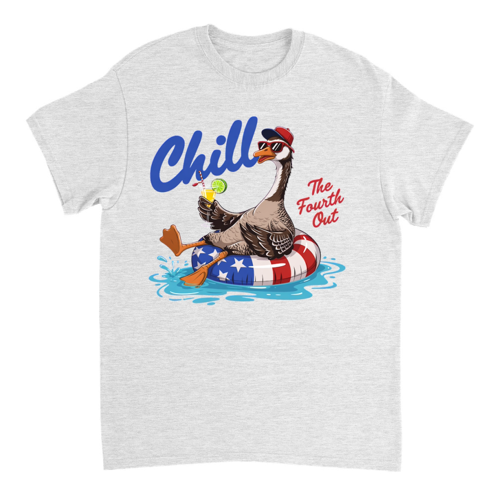 Product Chill The Fourth Out Trendy Patriotic 4th of July T-Shirt