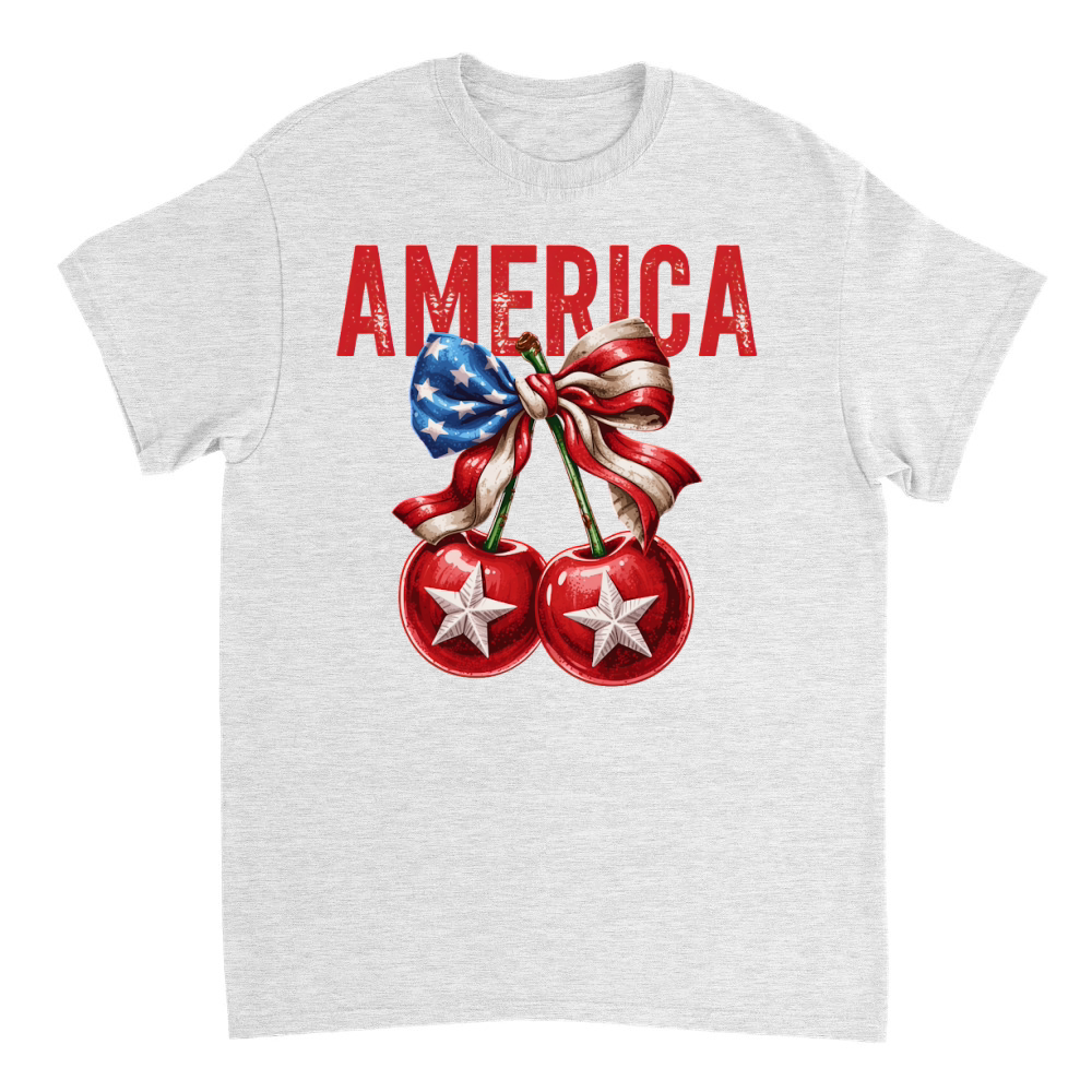 Product America Cherry Trendy Patriotic 4th of July T-Shirt