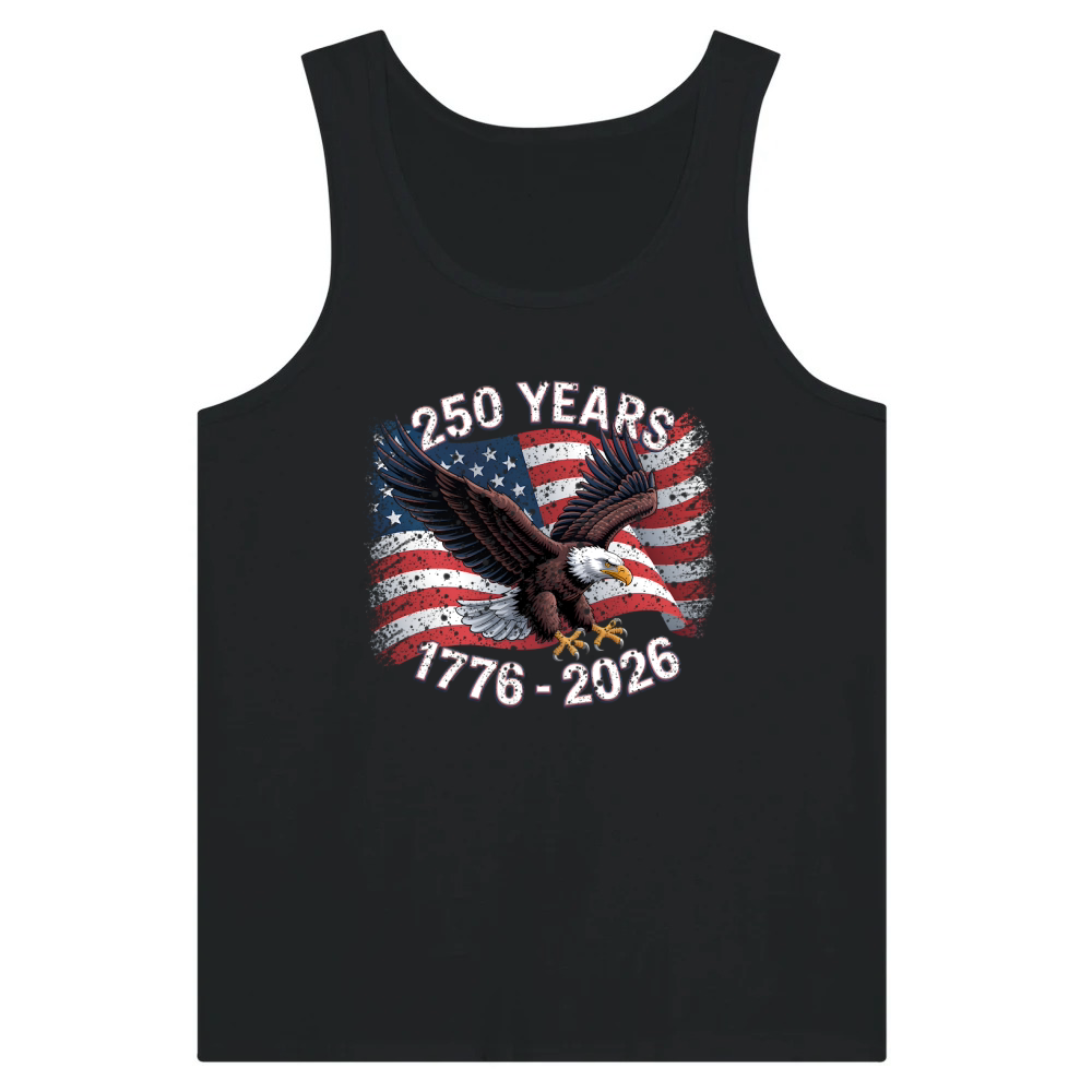 Product USA 250 Years Eagle Flag Vintage 1776 2026 Tank Top