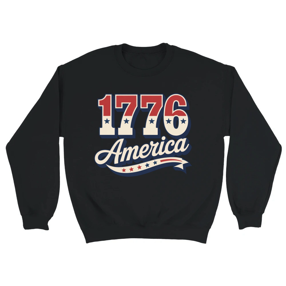 Product Vintage 1776 America Patriotic Unisex Sweatshirt