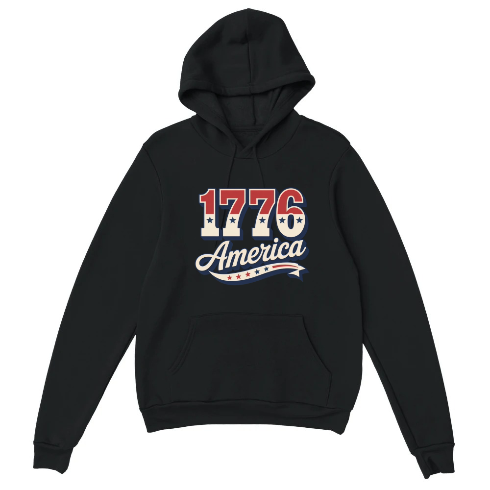 Product Vintage 1776 America Patriotic Unisex Hoodie