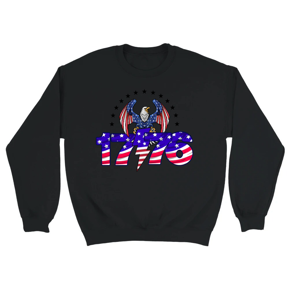 Product Vintage 1776 4th of July Unisex Sweatshirt