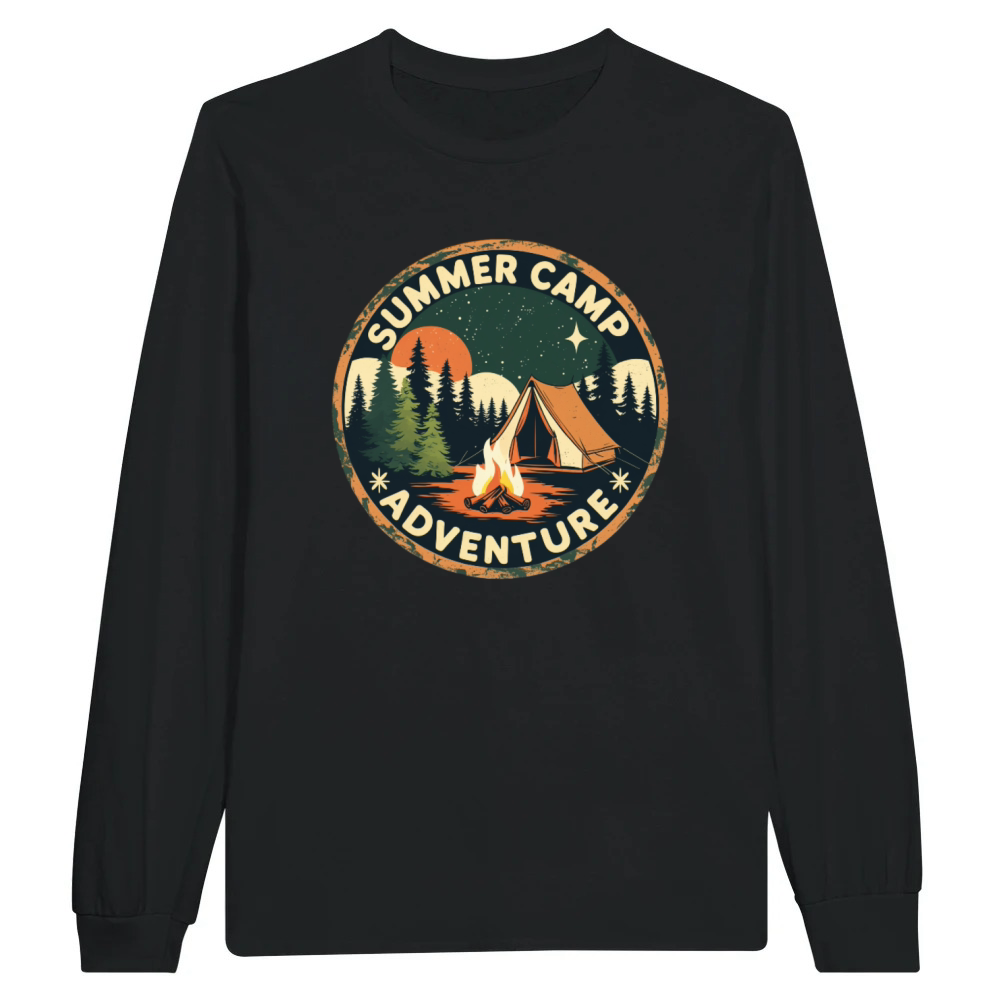 Product Summer Camp Adventure Emblem Unisex Longsleeve