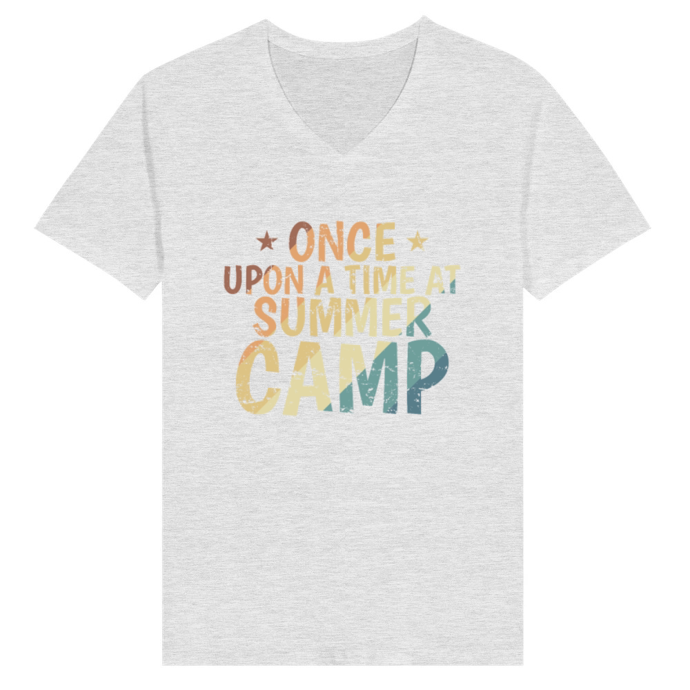 Product Once upon a Time at Summer Camp Vacation V-Neck T-shirt
