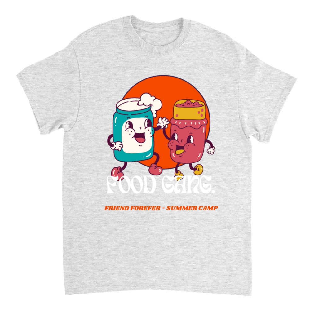 Product Soft Brown Illustrated Summer Camp T-shirt T-Shirt