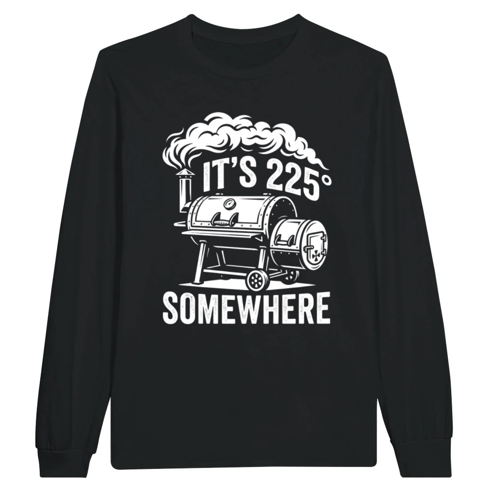 Product Funny BBQ Smoker Grill Barbecue Grilling Humor Unisex Longsleeve
