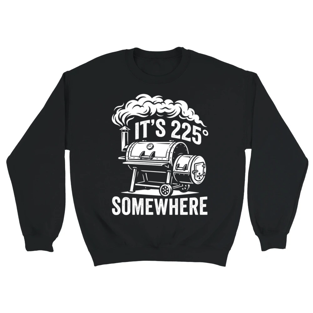 Product Funny BBQ Smoker Grill Barbecue Grilling Humor Unisex Sweatshirt
