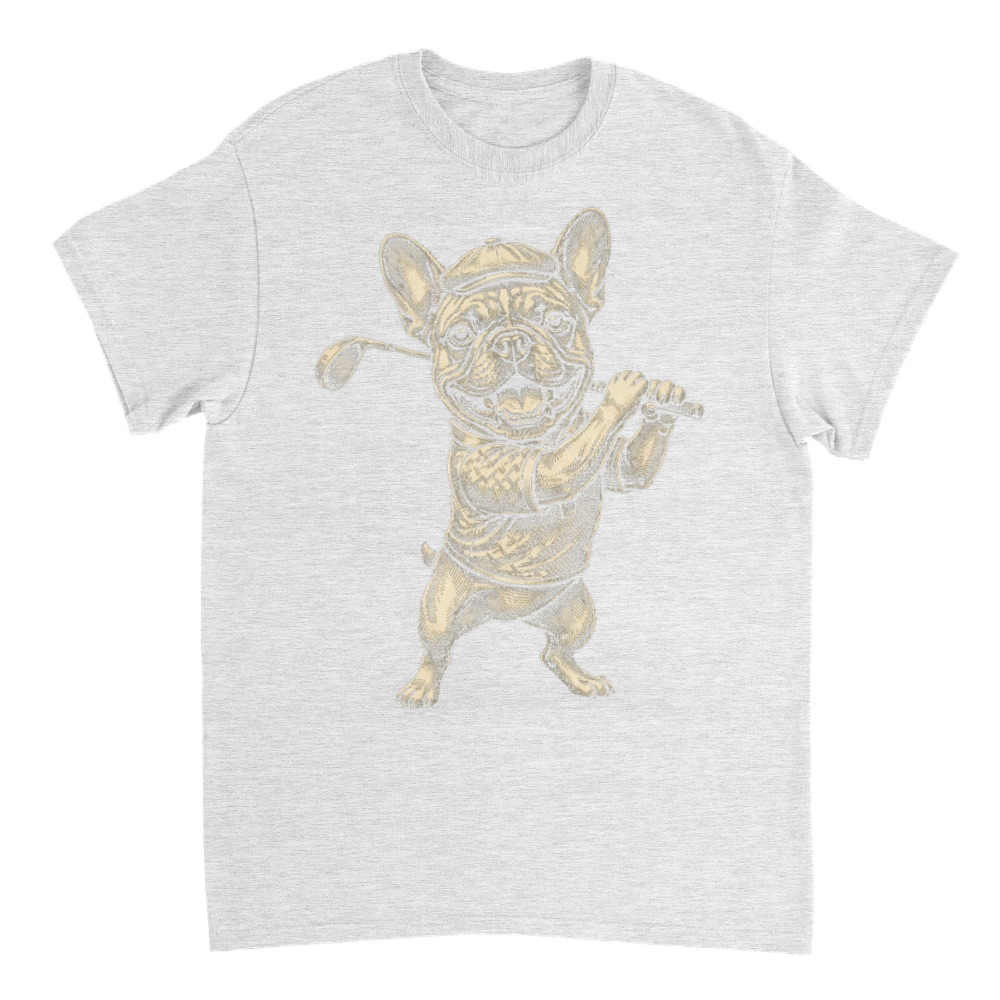Product Funny French Bulldog Golf Player Sports Vintage T-Shirt