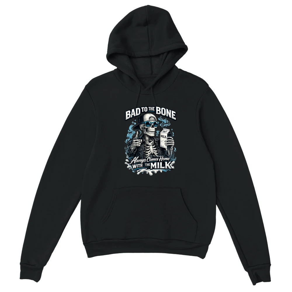 Product Funny Milk Lover Skeleton Unisex Hoodie