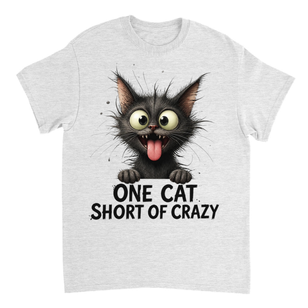 Product Funny Crazy Cat Vintage Style T-Shirt