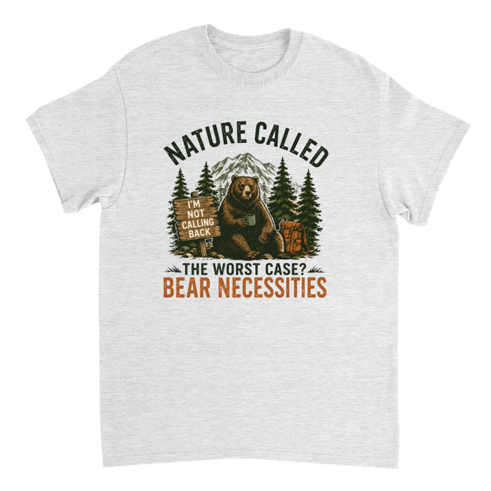 Product Funny Bear Camping Sign Nature T-Shirt