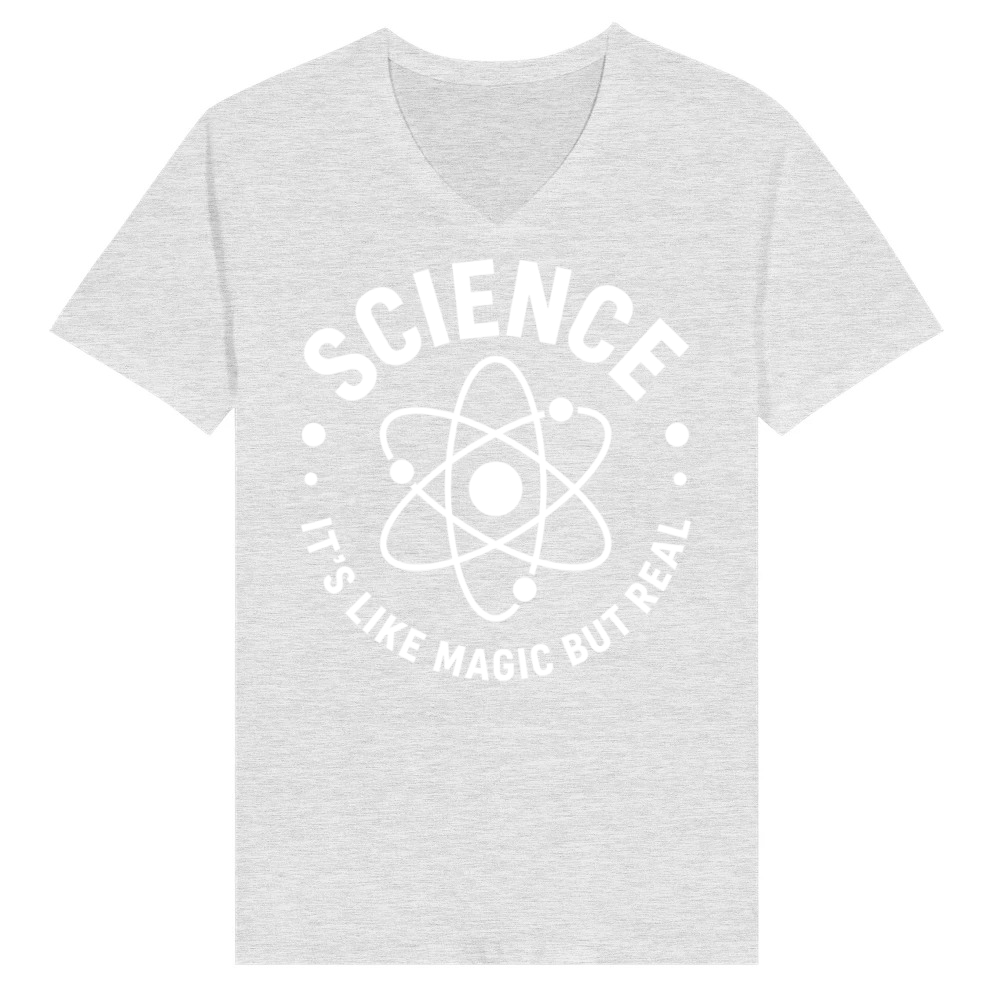 Product Science Is Like Magic Funny Science Design V-Neck T-shirt