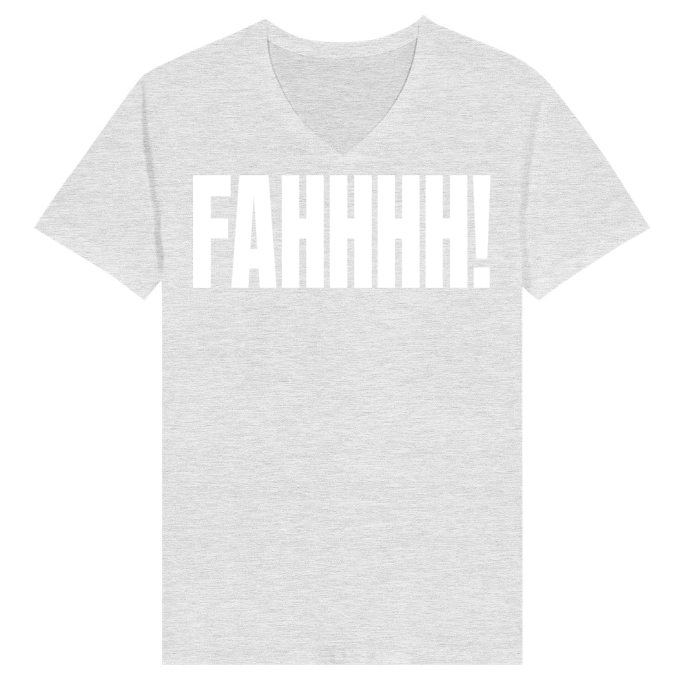 Product FAHHHH Funny Meme Humor Text Design V-Neck T-shirt