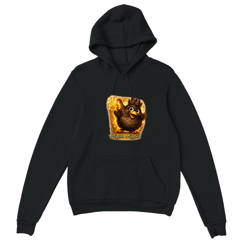 Product Miguel Miguel Funny Phonk Meme Black Bird Singing Unisex Hoodie