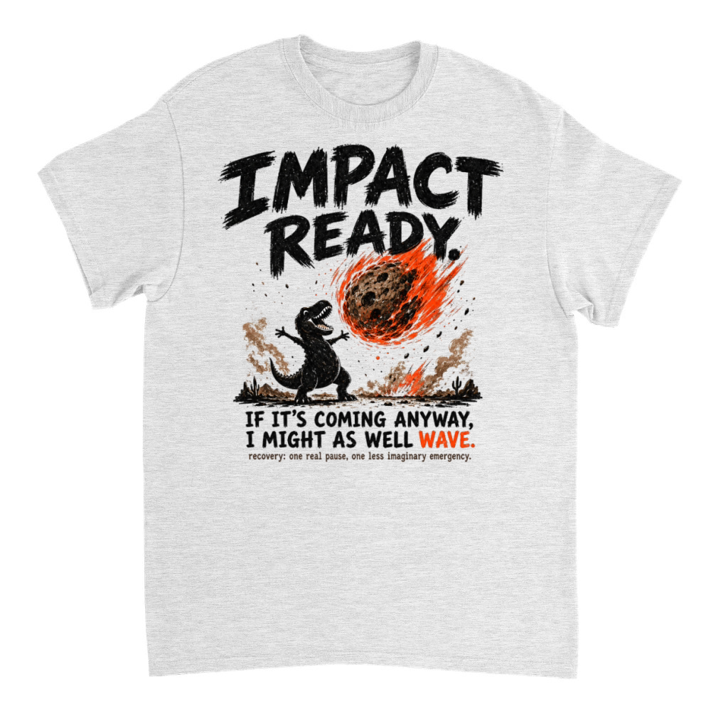 Product Impact Ready Funny T-Rex Dinosaur Meteor Shirt T-Shirt