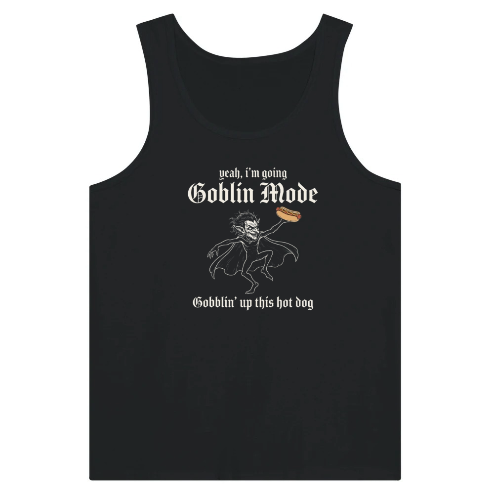 Product Funny Goblin Mode Meme Gothic Vintage Goblin Hot D Tank Top