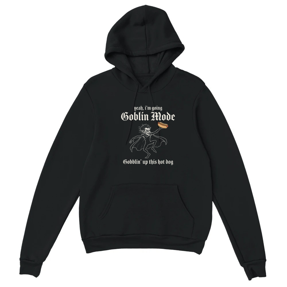 Product Funny Goblin Mode Meme Gothic Vintage Goblin Hot D Unisex Hoodie