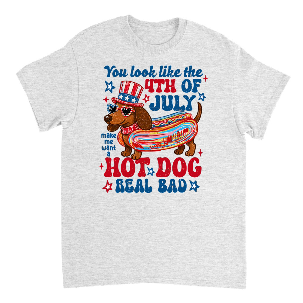 Product Funny 4th of July Hotdog Dog T-Shirt