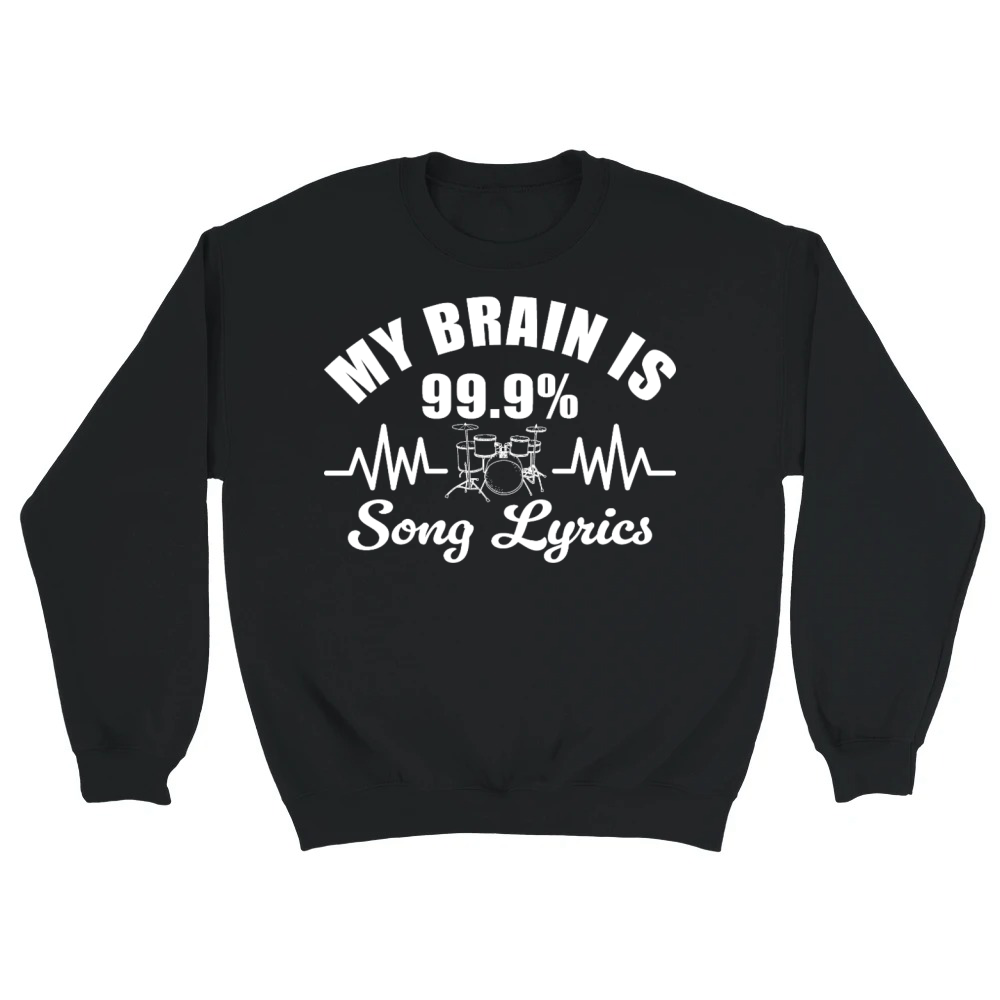 Product Funny Music Lover Humor Gift Music Fan Tee Unisex Sweatshirt